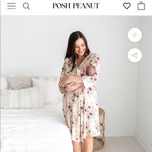 Posh Peanut Robe NWT Small